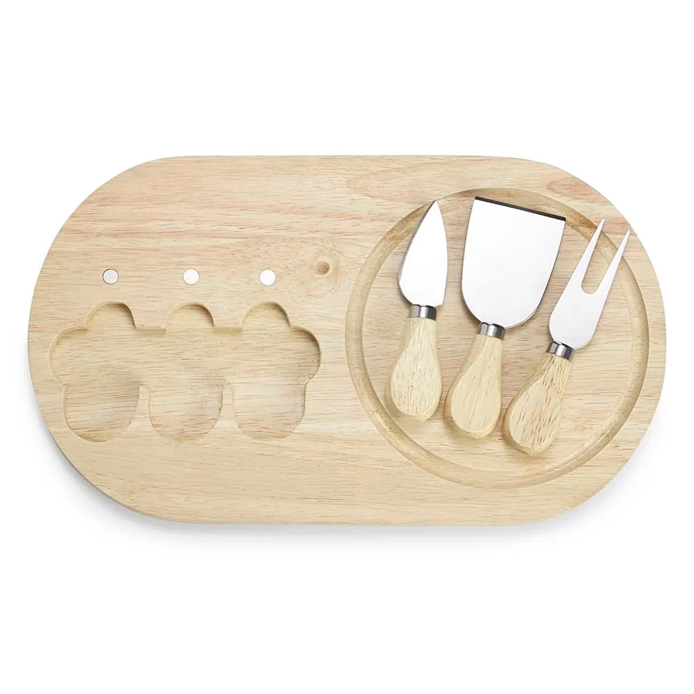 Kit Queijo 4 Peças para Brindes Personalizados