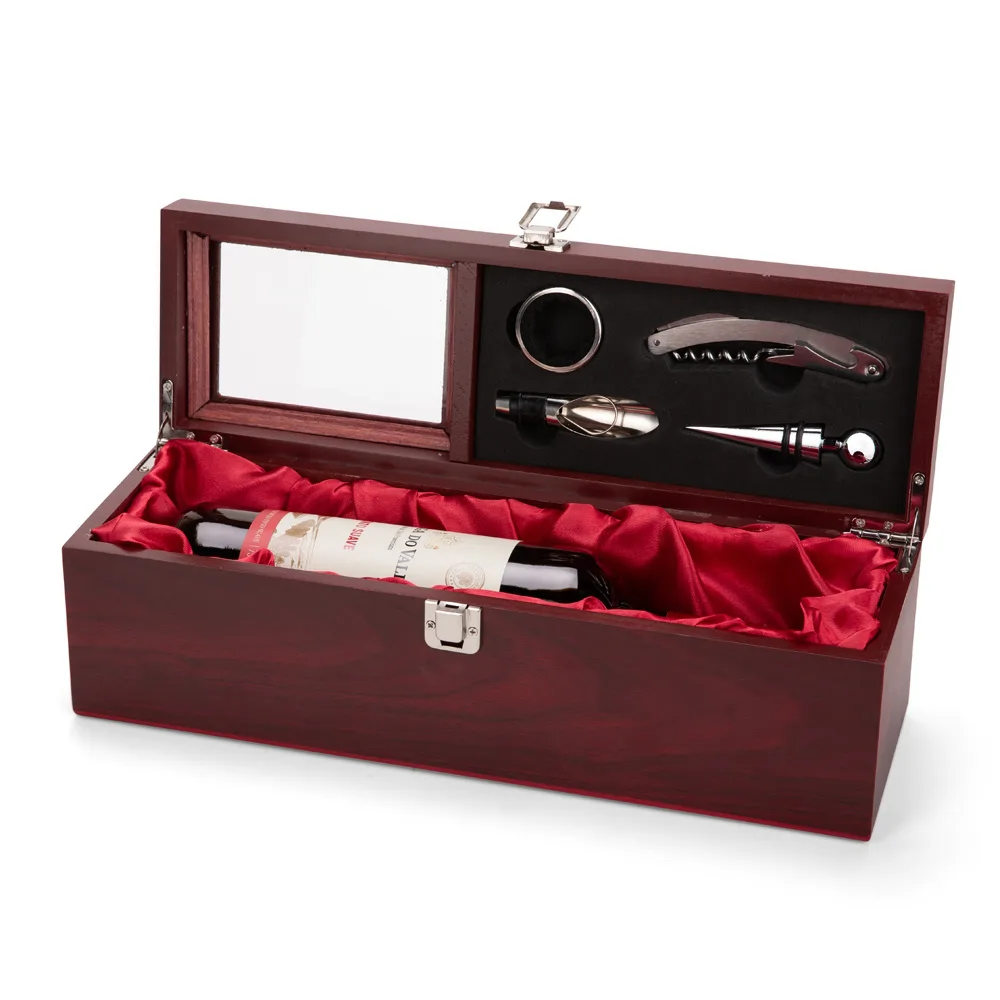 Kit Vinho 4 Peças para Brindes Personalizados
