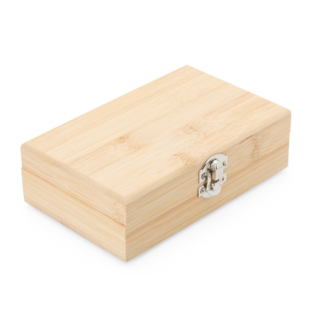 kit vinho em bambu personalizado para brindes corporativos
