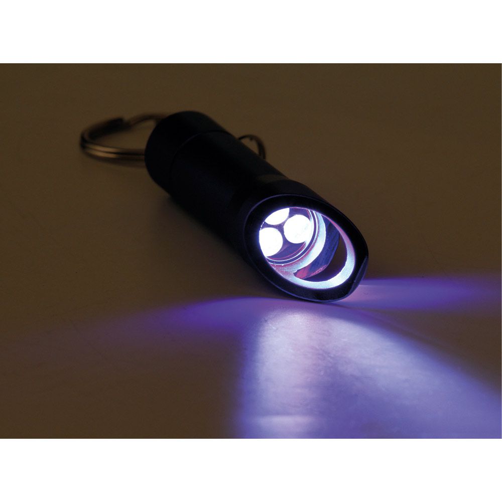 Lanterna com 3 LEDs, Abridor e Chaveiro em Metal para Brindes