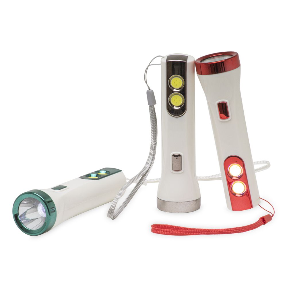 Lanterna Plástica Recarregável Personalizada para Brindes