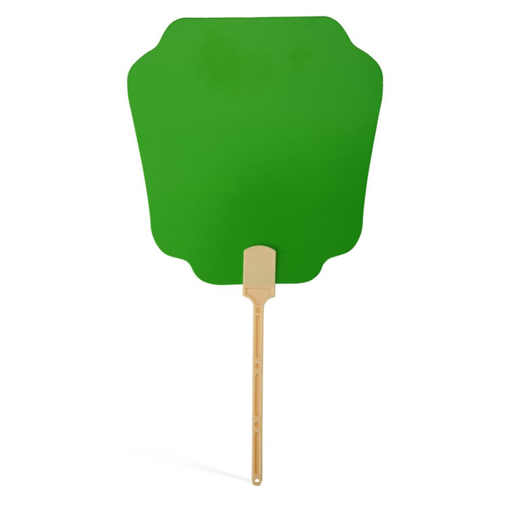 Leque de Papel  Verde para Brindes Promocionais
