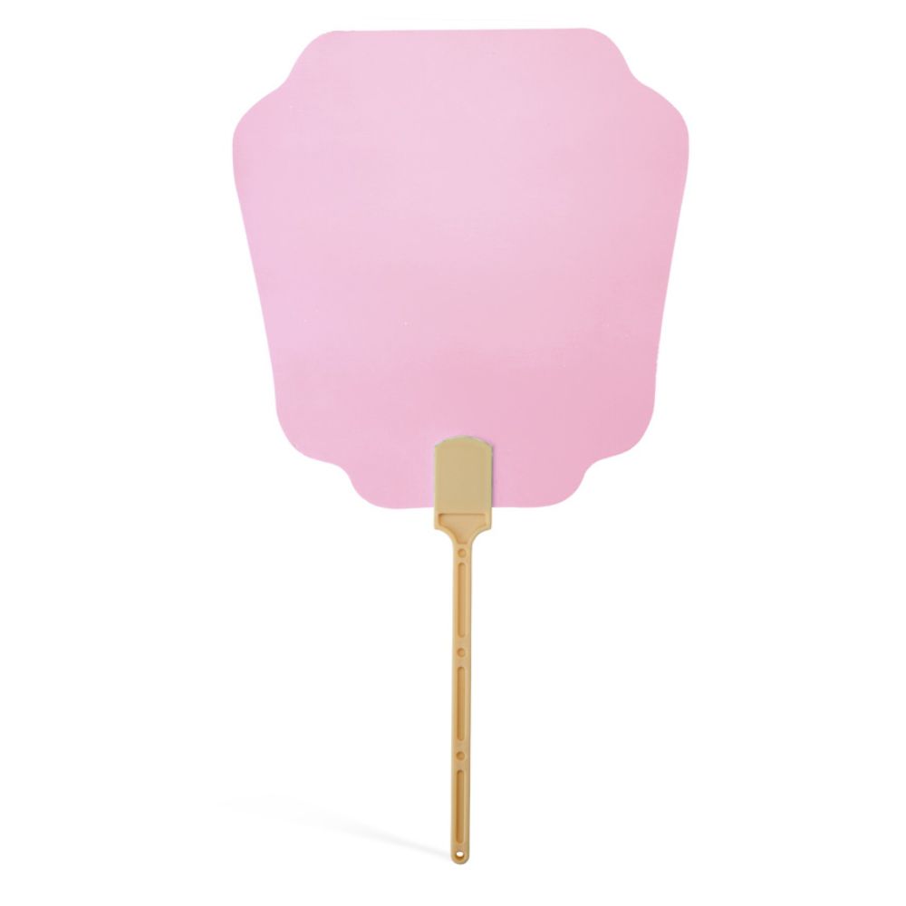 Leque de Papel  Rosa para Brindes Promocionais