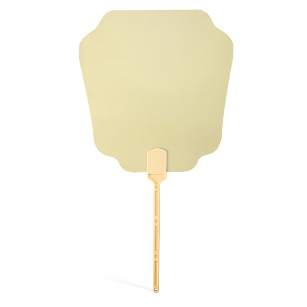 Leque de Papel Bege para Brindes Promocionais
