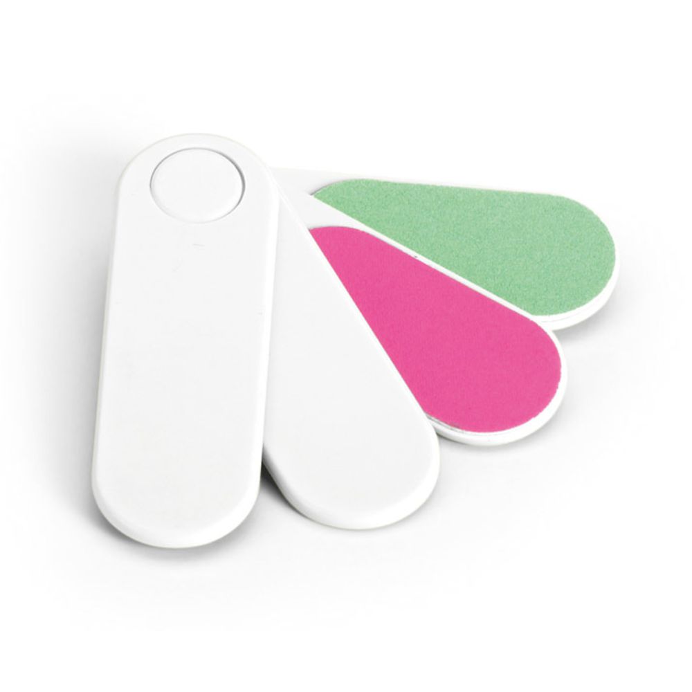 Lixas com 4 Camadas Branca para Brindes Personalizados