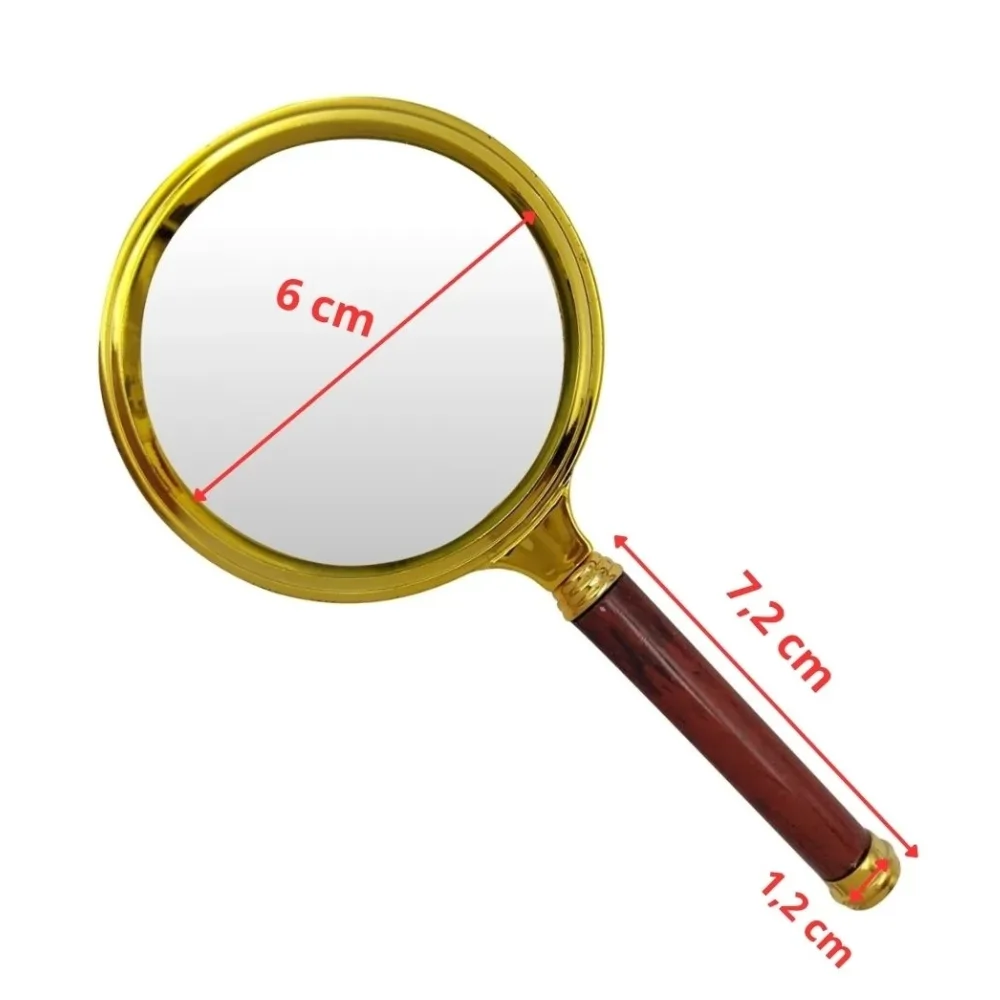 Lupa em metal personalizada para brindes promocionais