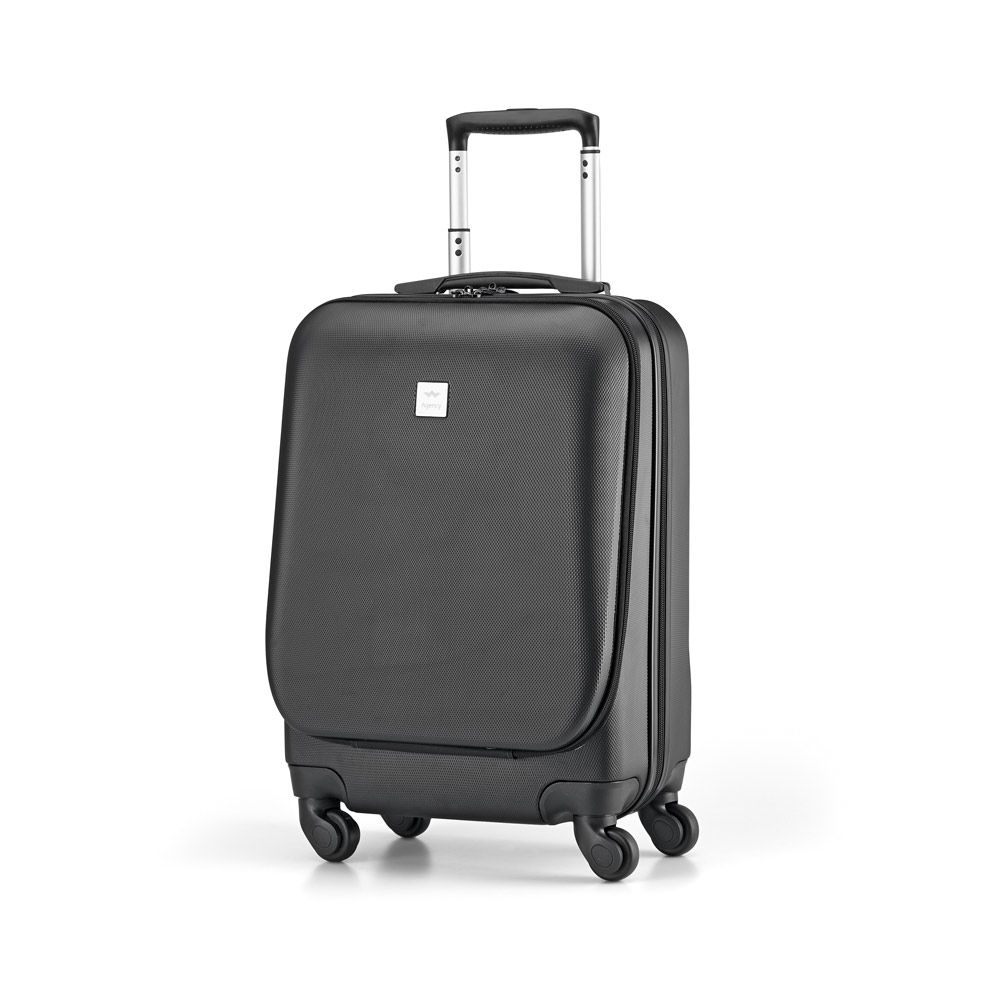 Mala de Viagem Executivo em ABS Preto para Brindes Personalizados