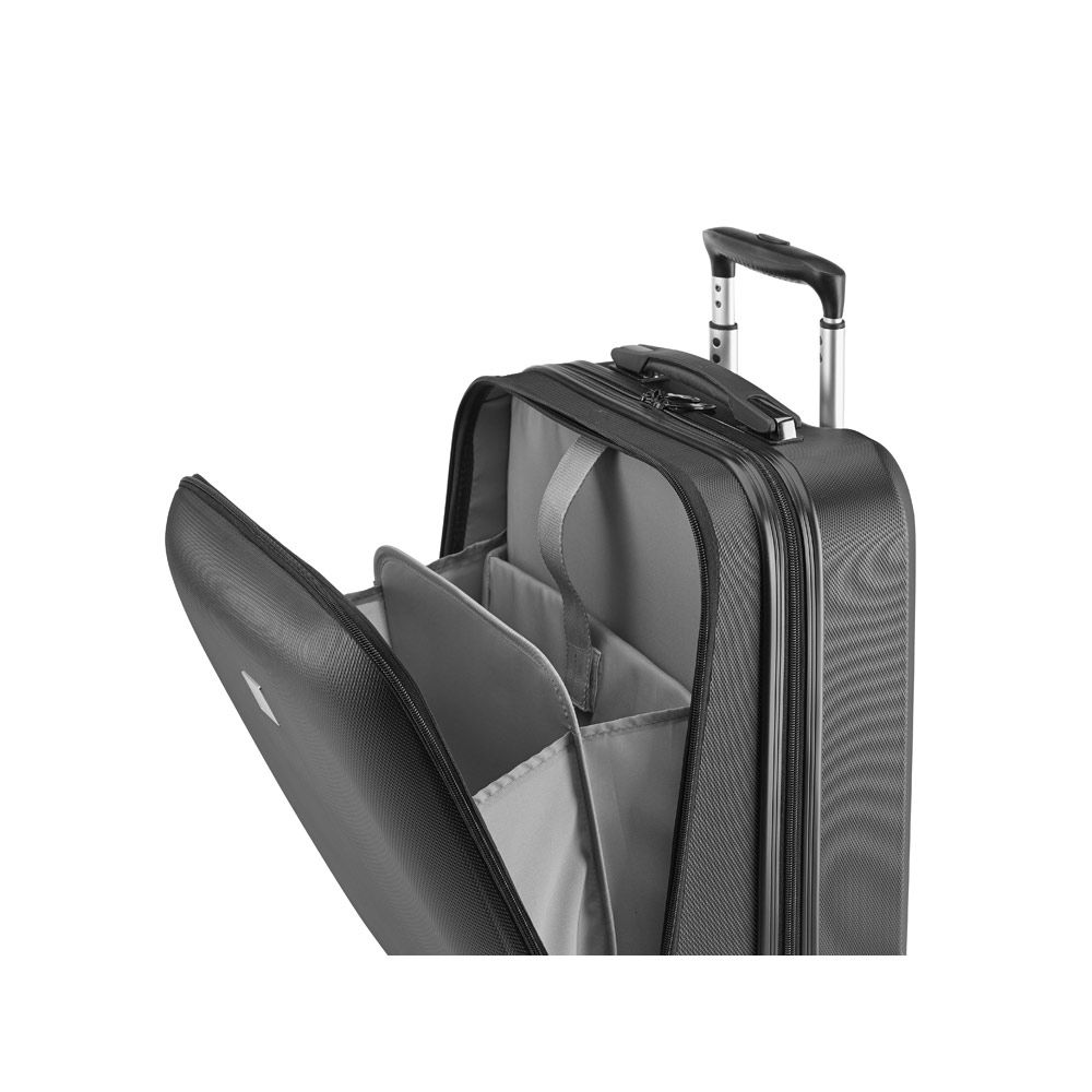 Mala de Viagem Executivo em ABS Preto para Brindes Personalizados