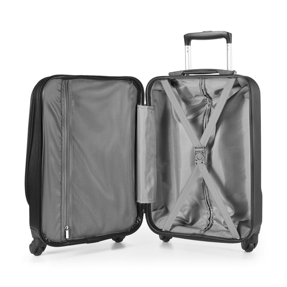 Mala de Viagem Executivo em ABS Preto para Brindes Personalizados