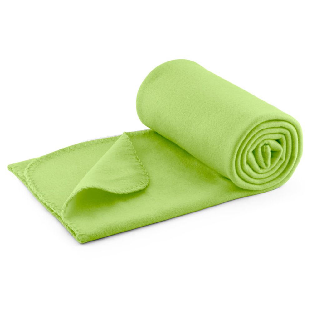 Manta em Tecido Polar 180 g/m² Verde Claro para Brindes Persanalizados