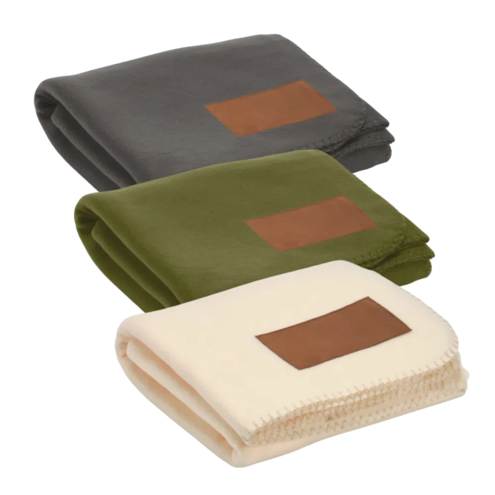 Manta em tecido polar personalizada para brindes corporativos