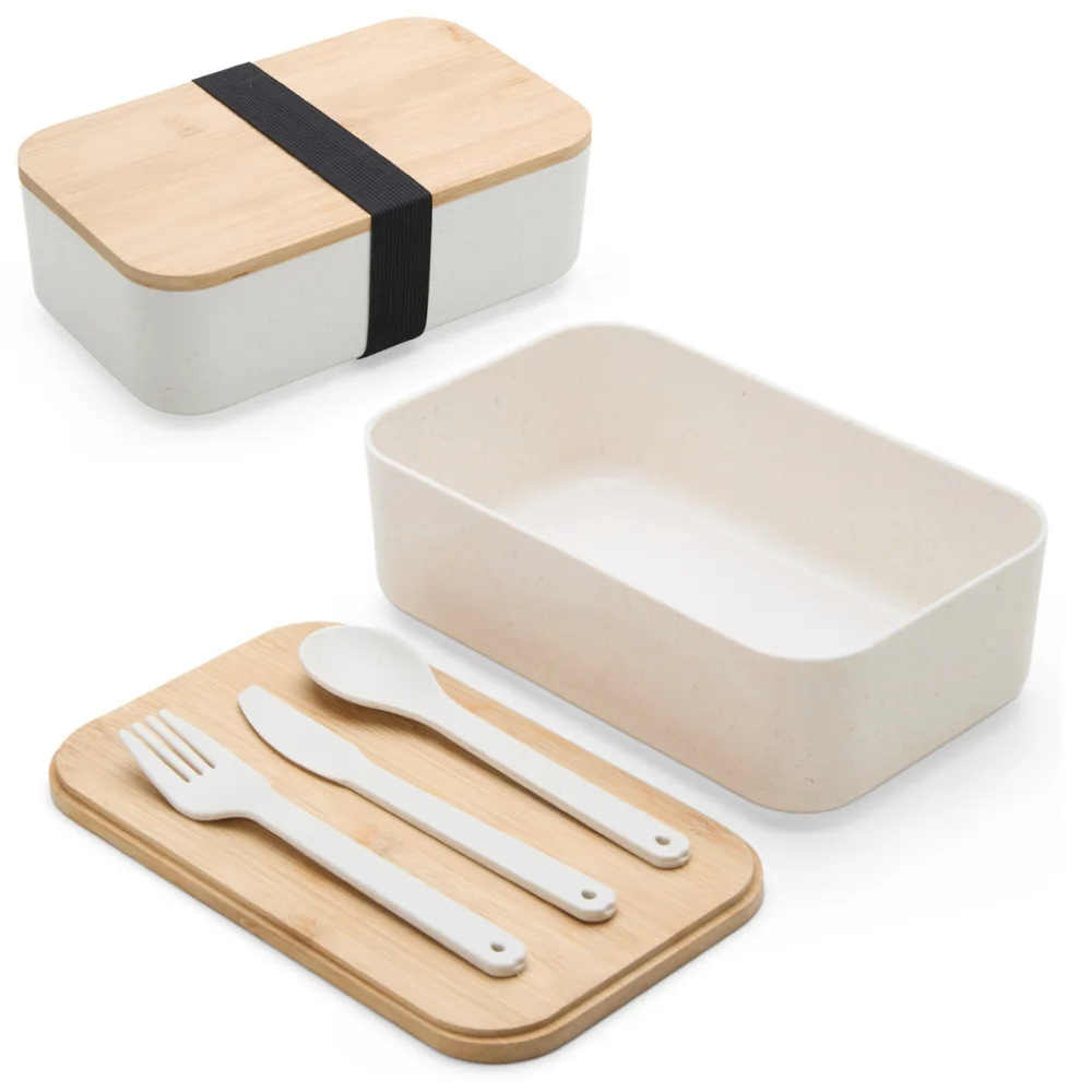 Marmita em fibra de trigo personalizada para brindes promocionais