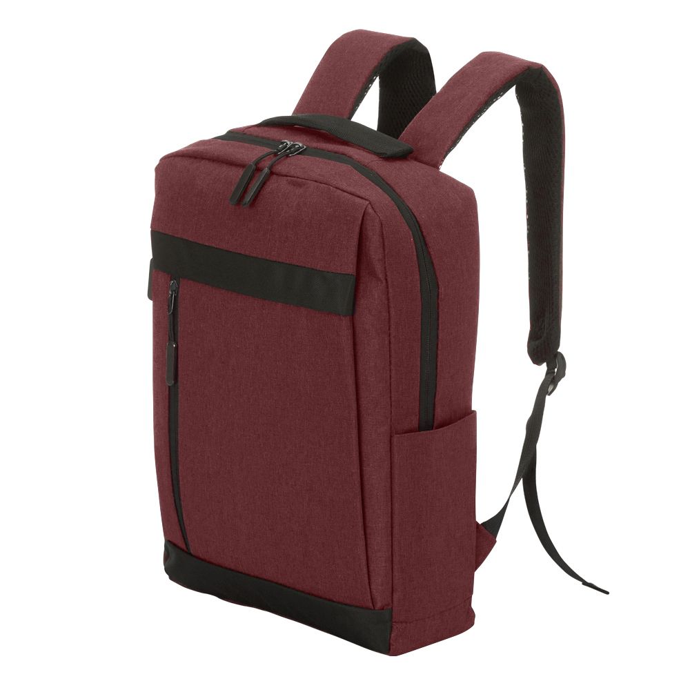 Mochila de Nylon USB 21L Vinho Personalizada para Brindes