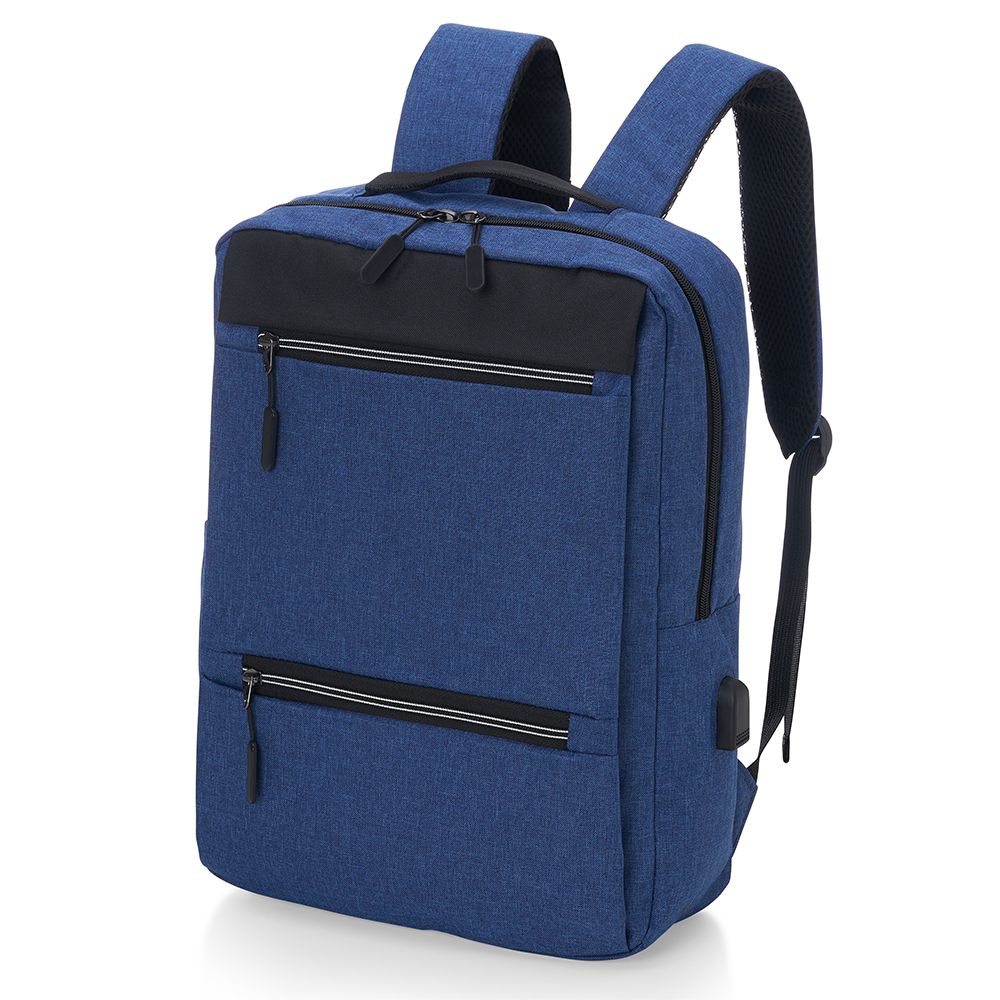 Mochila de Nylon USB 21L Promocional para Brindes