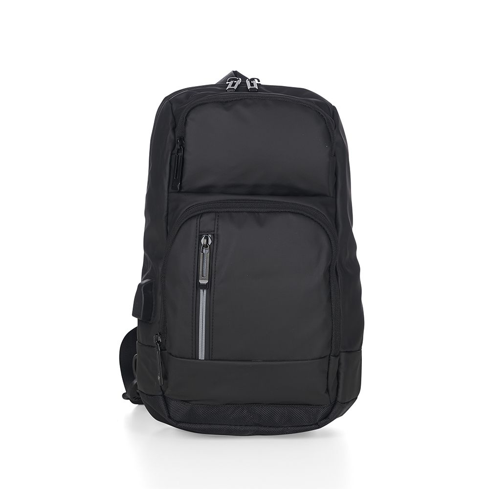 Mochila de Ombro  Preto USB Personalizadas para Brindes