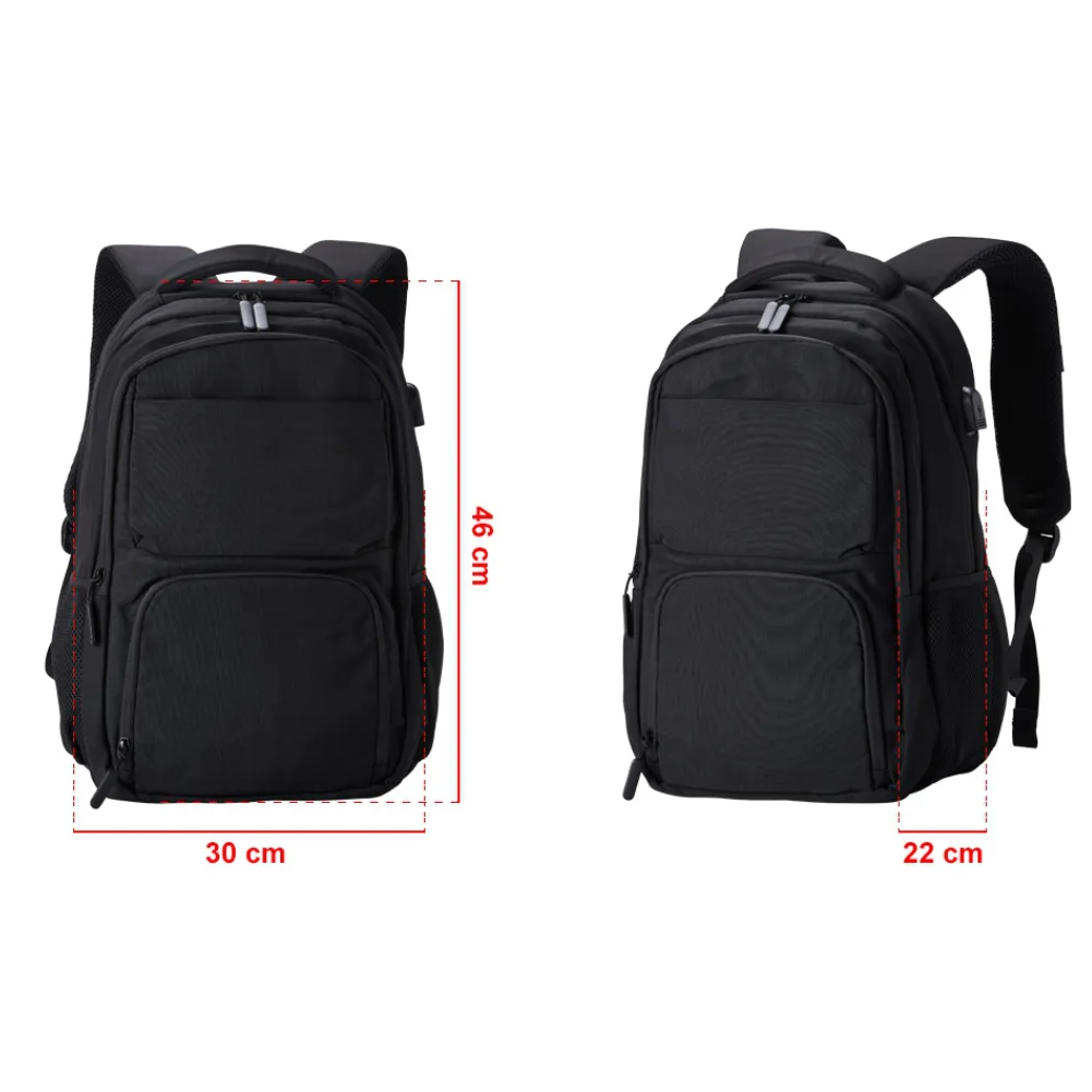 Mochila de Poliéster USB 28 Litros para Brindes
