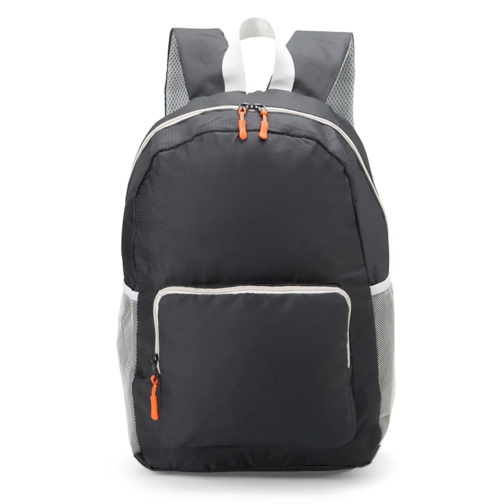 Mochila dobrável personalizada para brindes corporativos