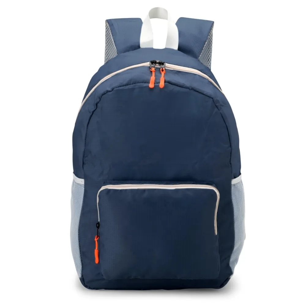 Mochila dobrável personalizada para brindes corporativos