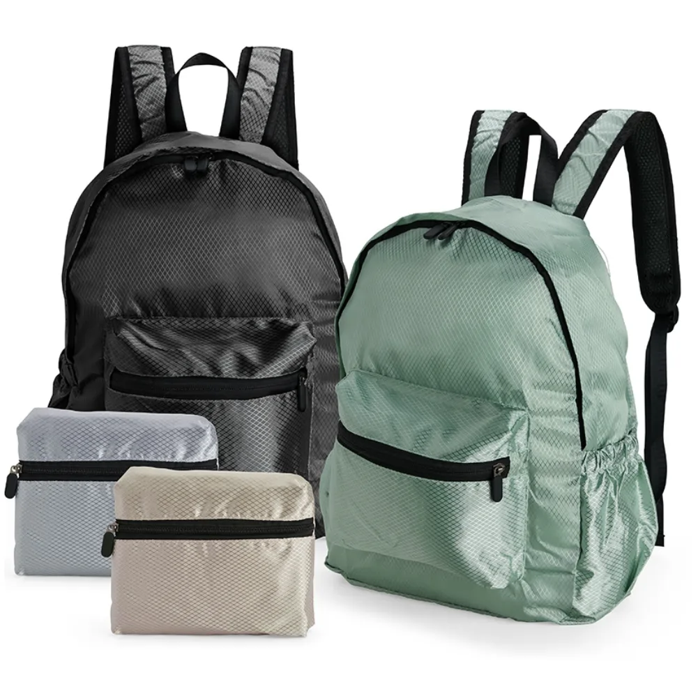 Mochila Dobrável Poliéster 18 Litros para Brindes
