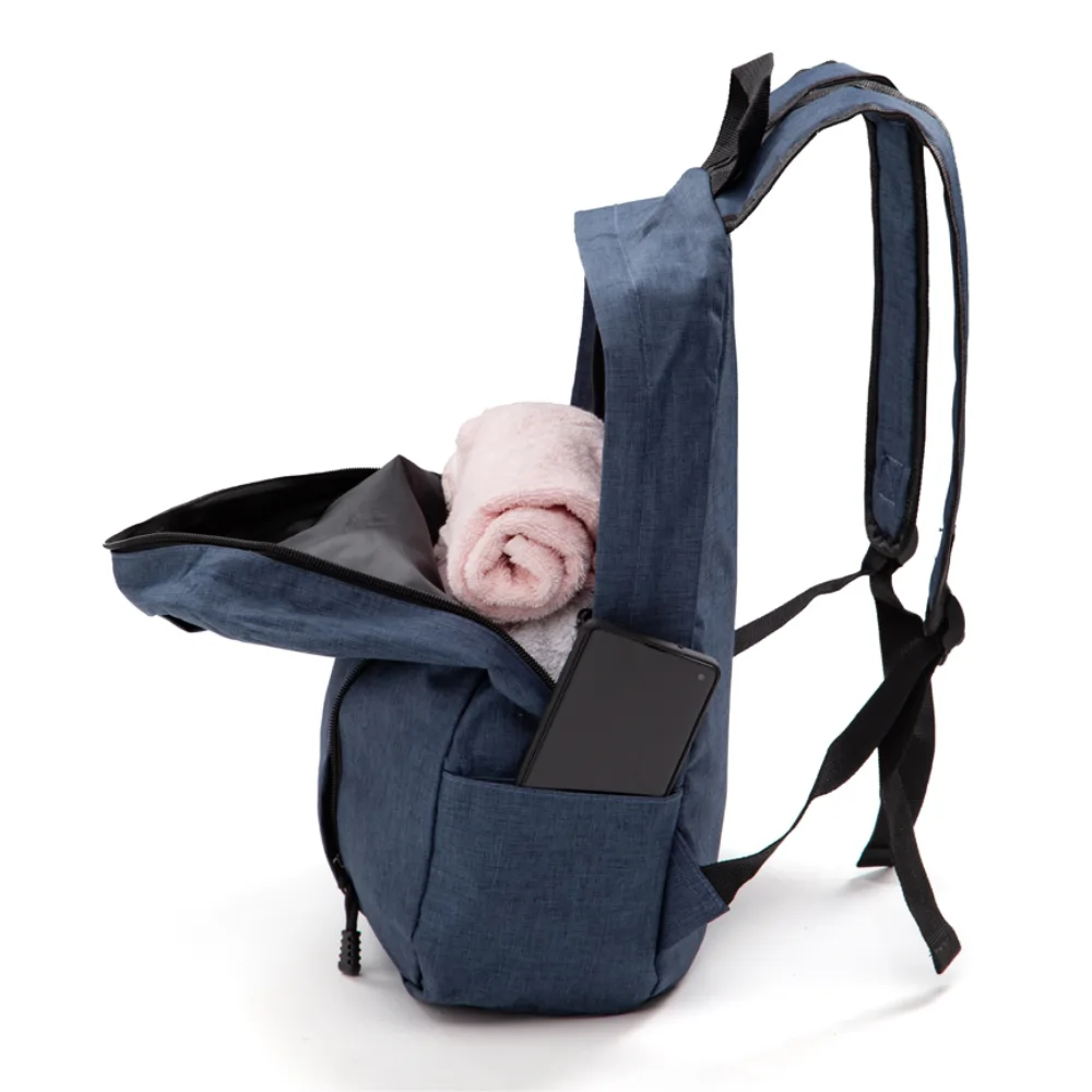 Mochila em poliéster personalizada para brindes corporativos