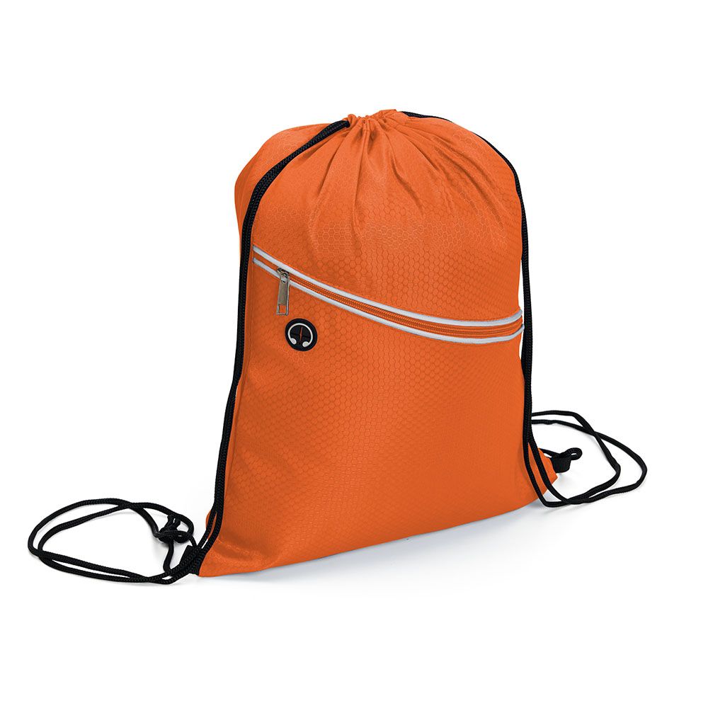 Mochila Saco Laranja Impermeável para Brindes Promocionais