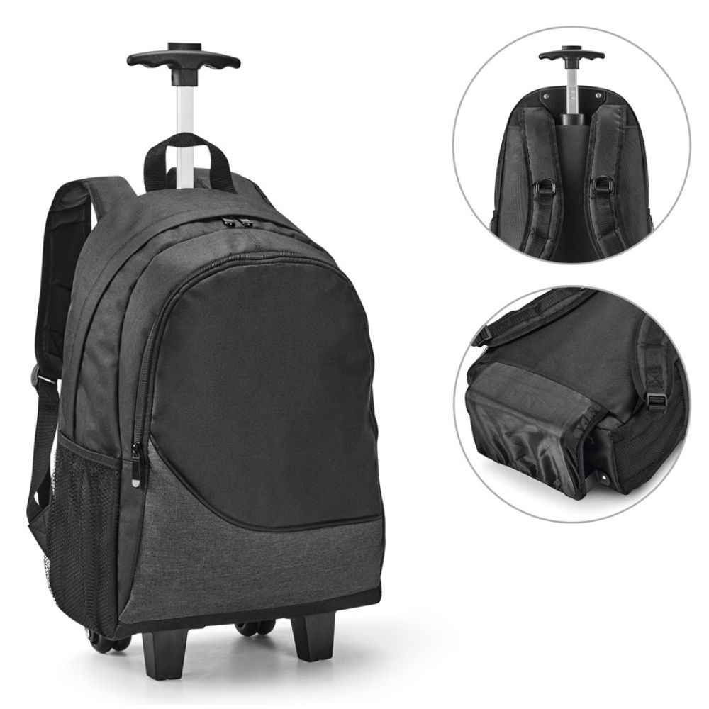 Mochila Trolley para Notebook Personalizada com Rodinhas para Brindes