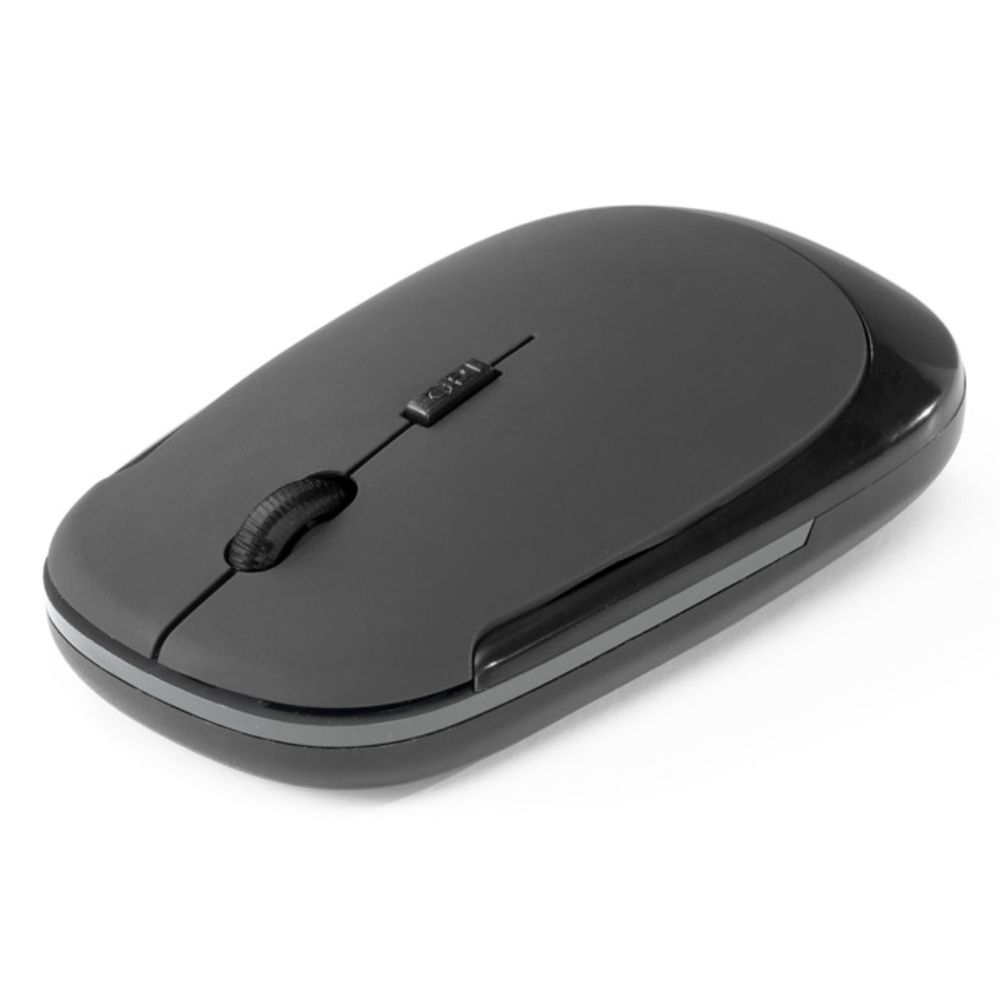 Mouse Wireless Cinza Personalizado para Brindes