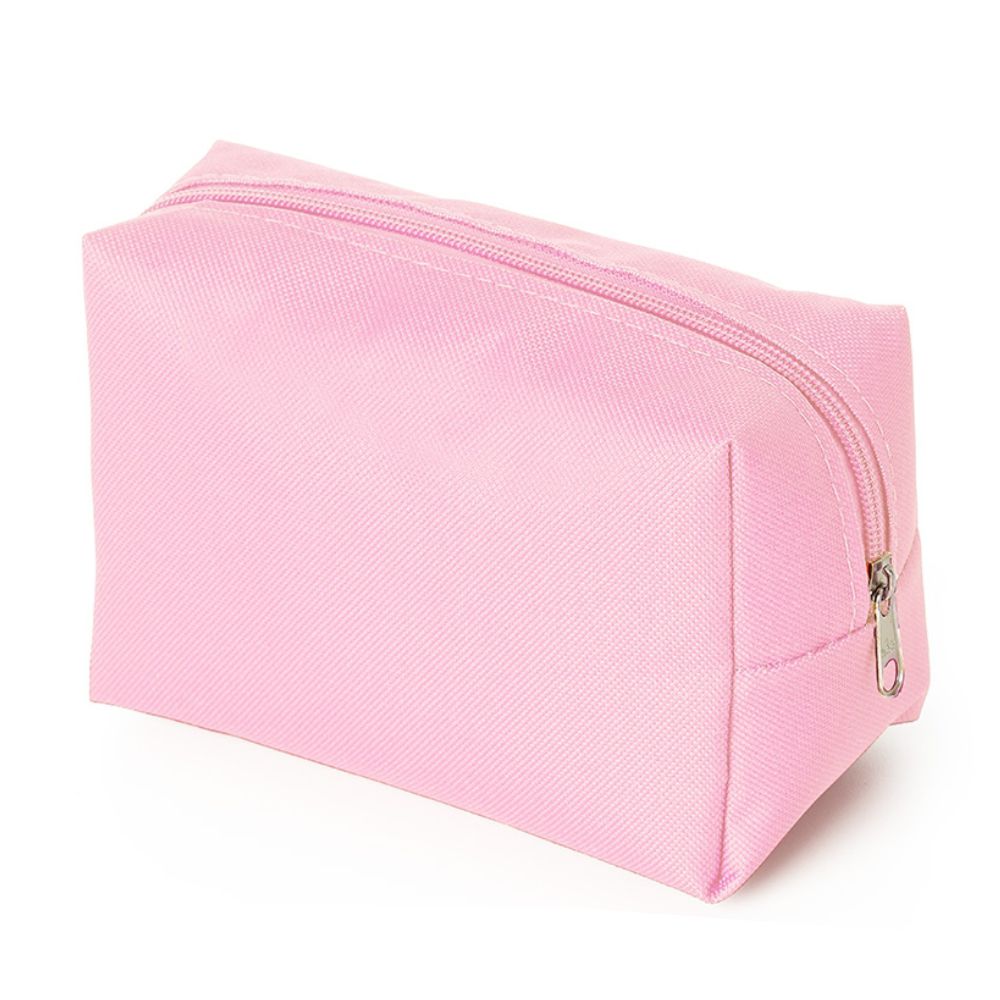 Necessaire de Nylon Rosa Claro Personalizdo