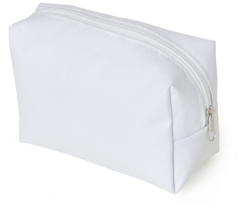 Necessaire de Nylon Branco Personalizdo