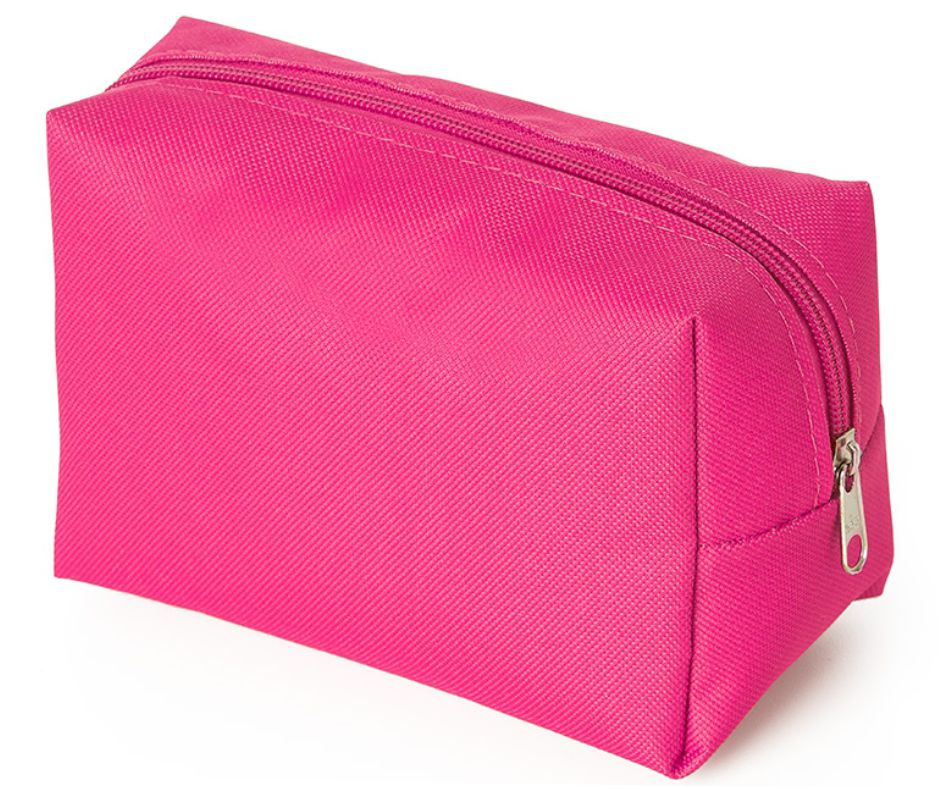 Necessaire de Nylon Rosa Personalizdo