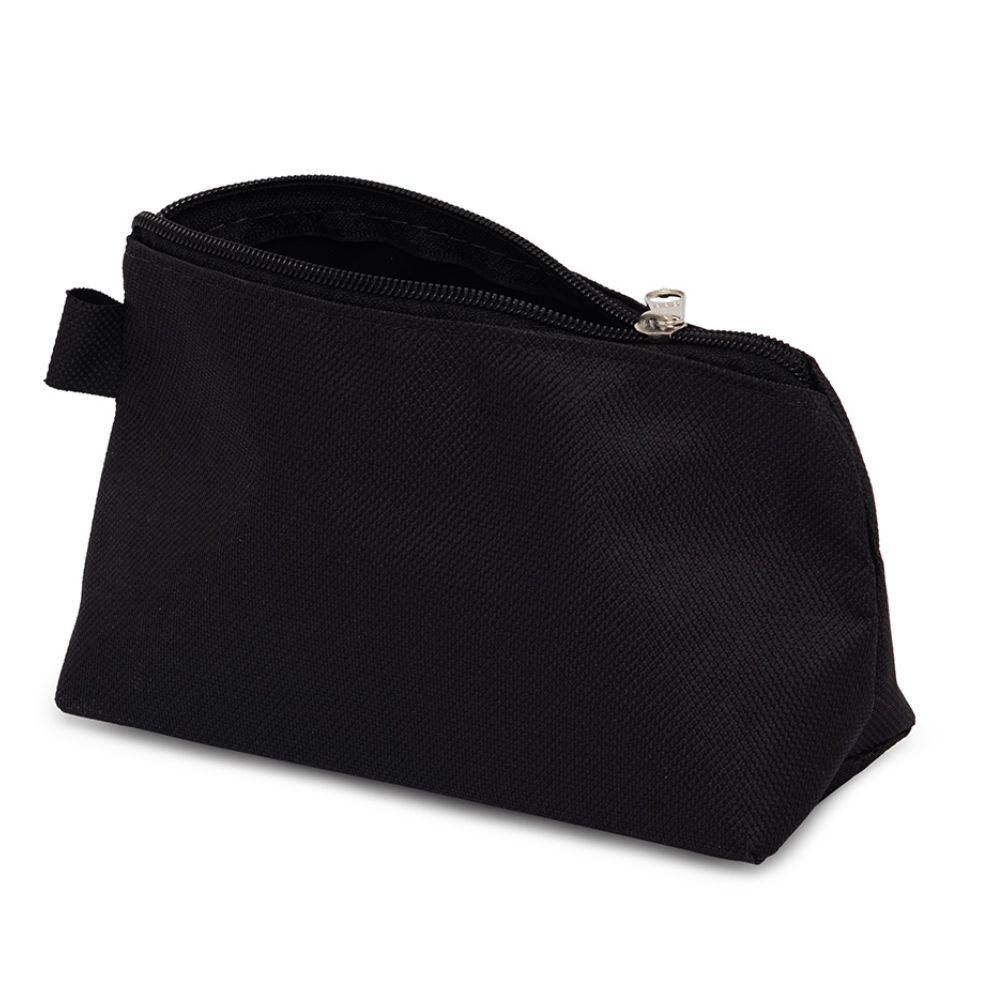 Nécessaire Nylon Preto para Brindes Promocionais