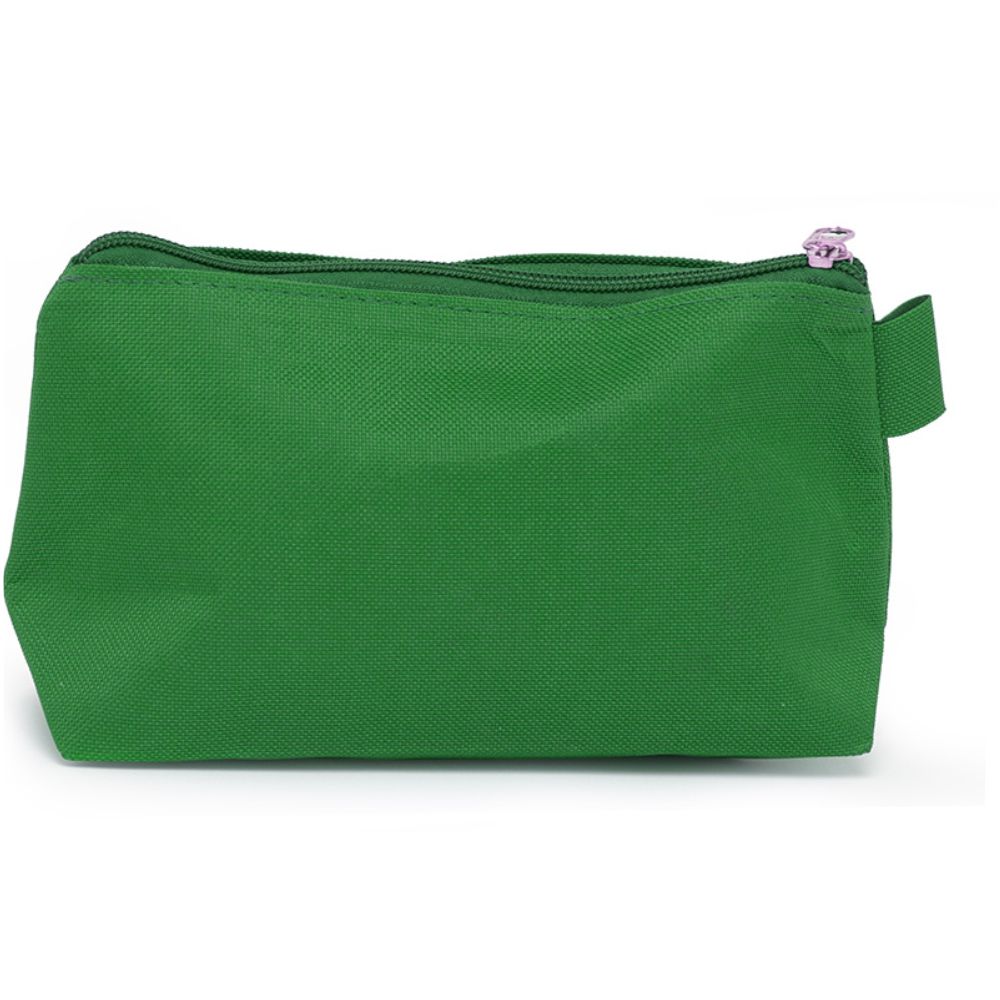 Nécessaire Nylon Verde para Brindes Promocionais
