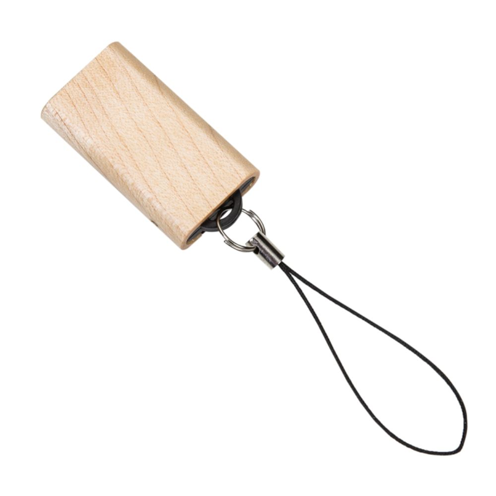 Pen Drive Retrátil Madeira 4G para Brindes Promocionais