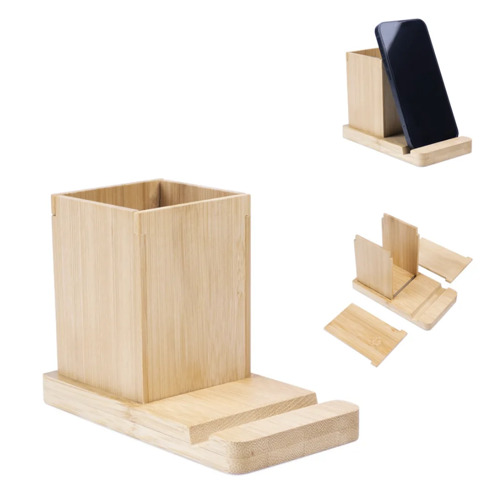 Porta Canetas e Suporte de Celular para Brindes