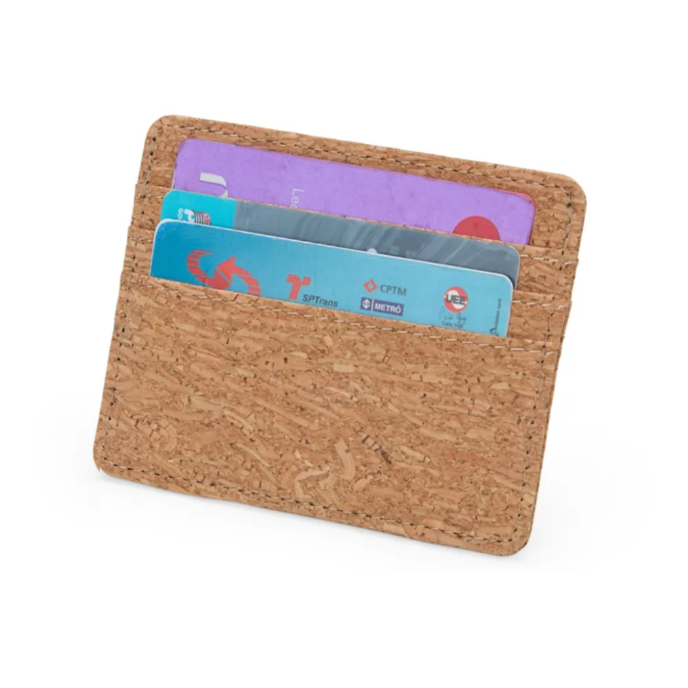 Porta cartão em Cortiça Personalizado