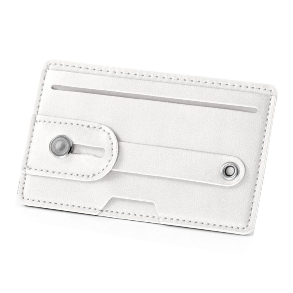 Porta Cartões Branco para Celular com Bloqueio de RFID