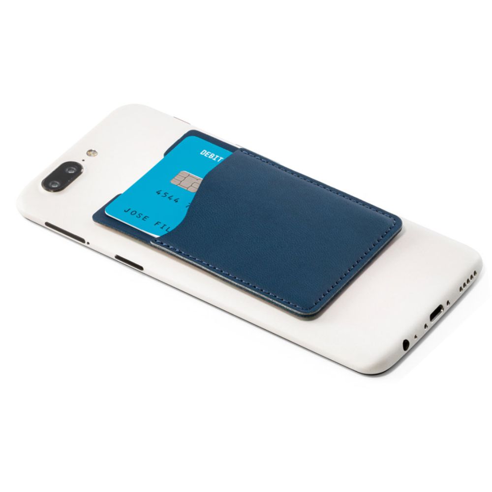 Porta cartões para Celular em PU com Bloqueio de RFID