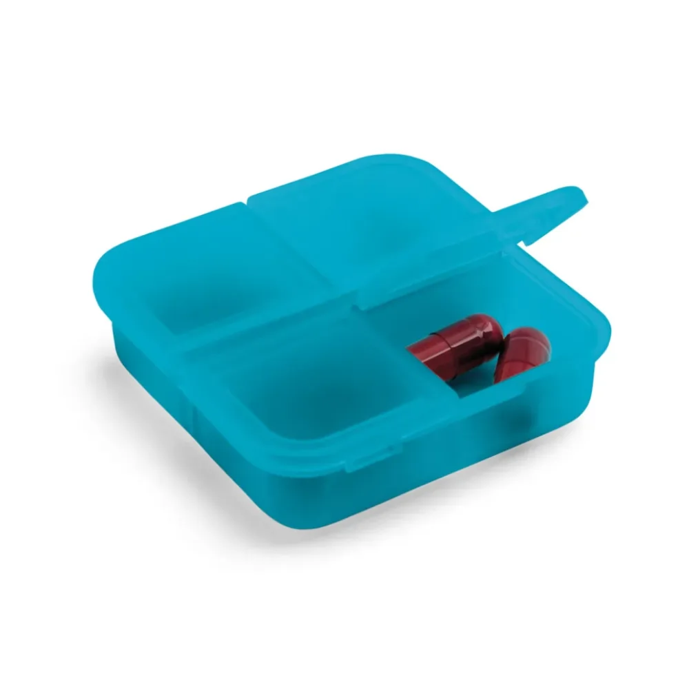 Porta Comprimidos com 4 Divisórias Personalizado