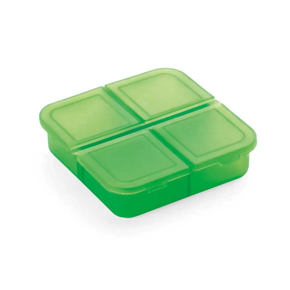 Porta Comprimidos com 4 Divisórias Personalizado