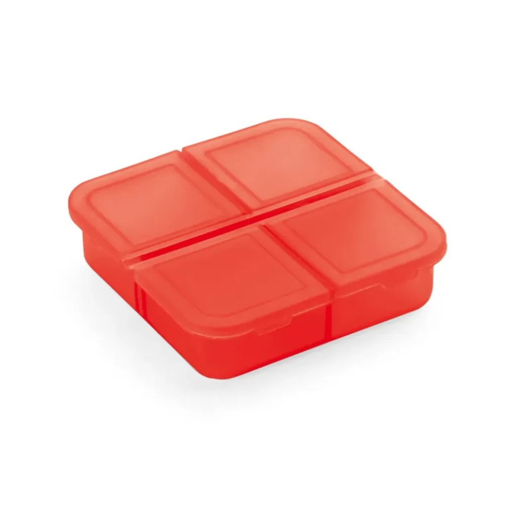 Porta Comprimidos com 4 Divisórias Personalizado