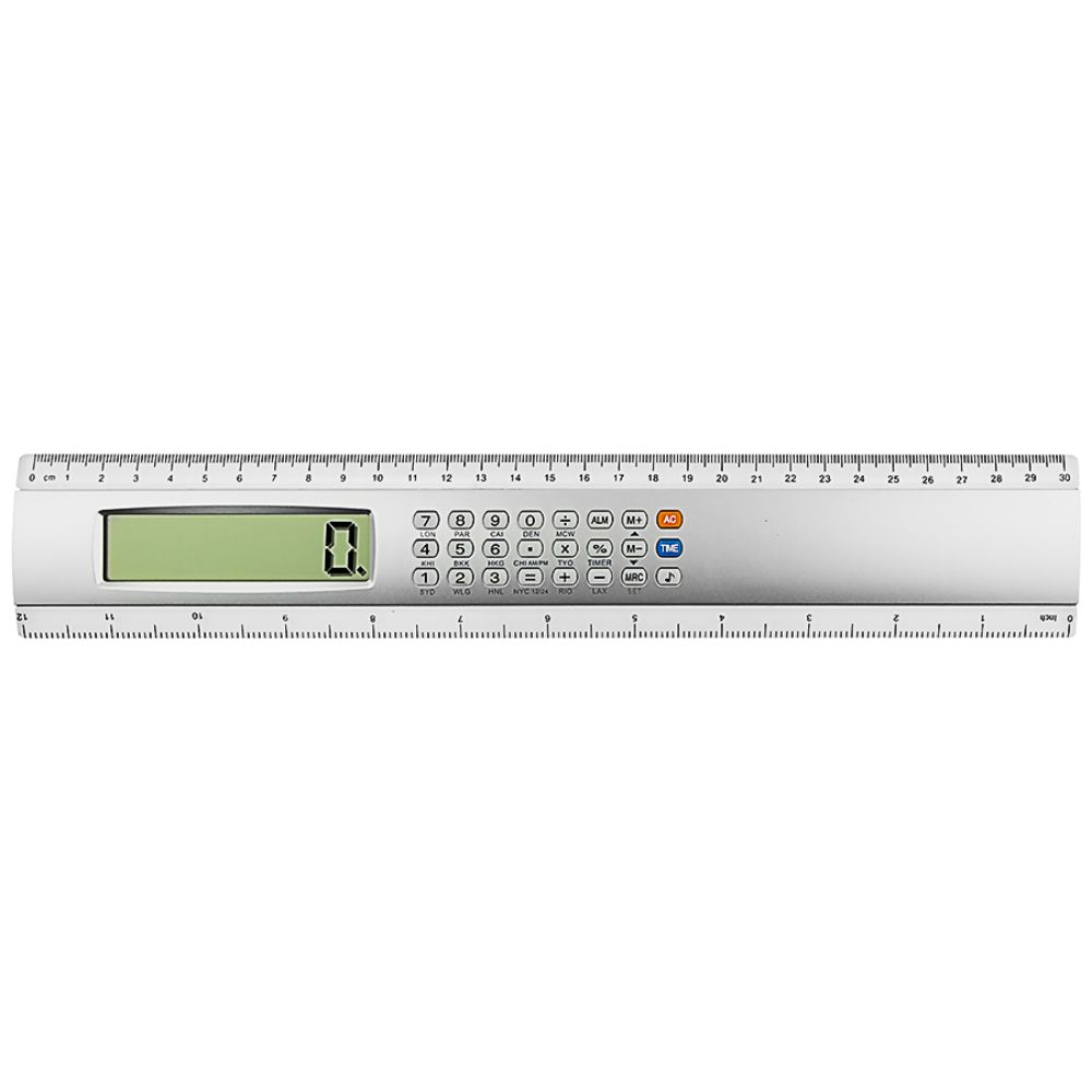 Régua Promocional com calculadora para Brindes