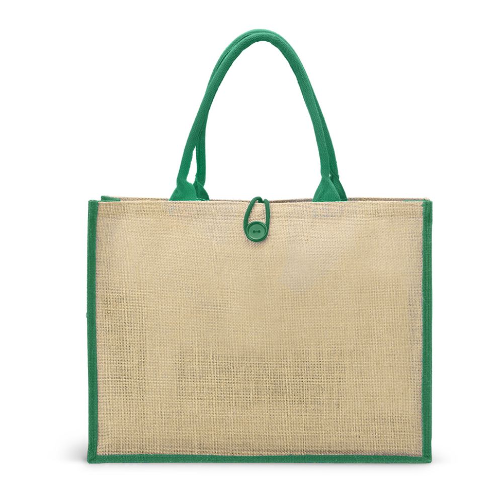 Sacola de juta personalizada para brindes promocionais