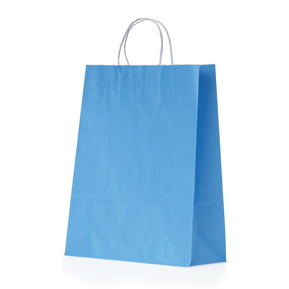 Sacola Kraft Azul Média para Promocional para Brindes