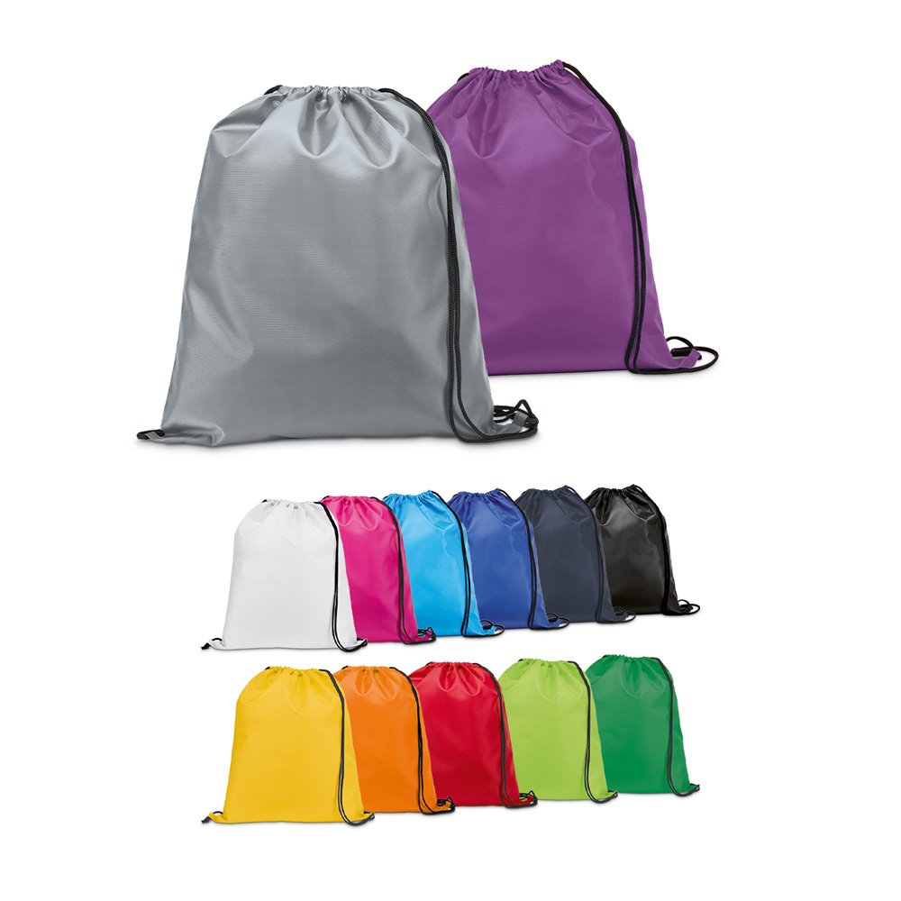 Sacola Tipo Mochila em Nylon para Brindes Varias Cores