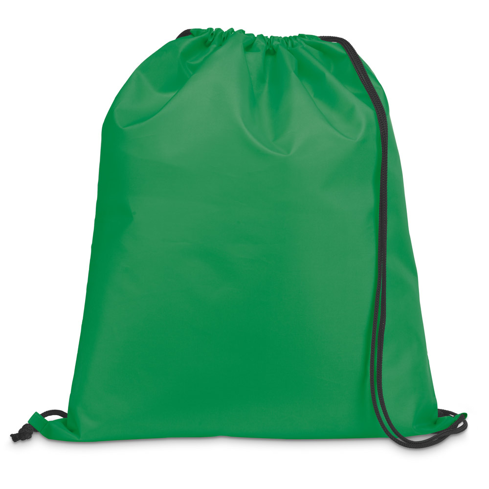 Sacola Tipo Mochila em Nylon para Brindes Verde