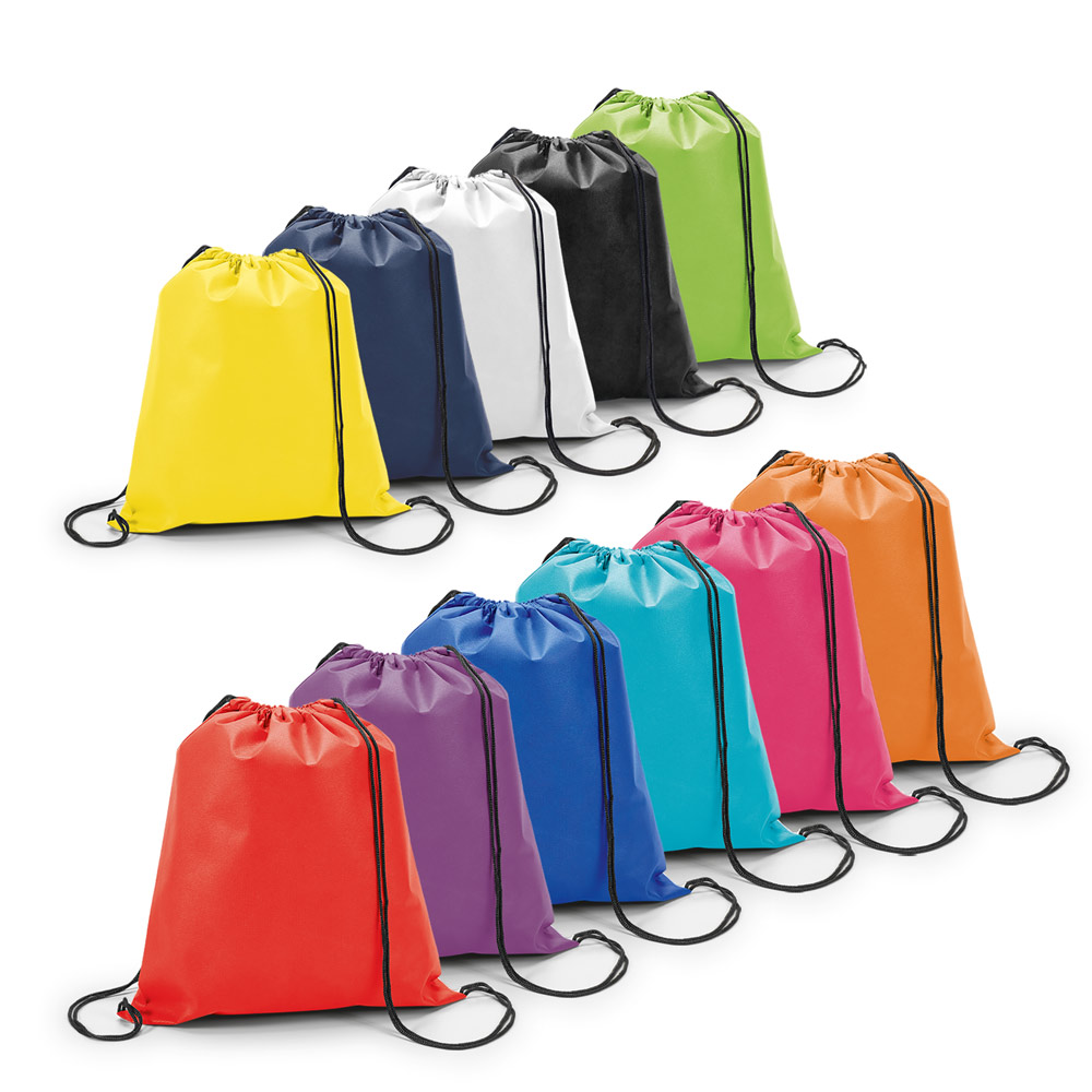 Sacola Tipo Mochila em TNT Personalizada Brindes Varias Cores