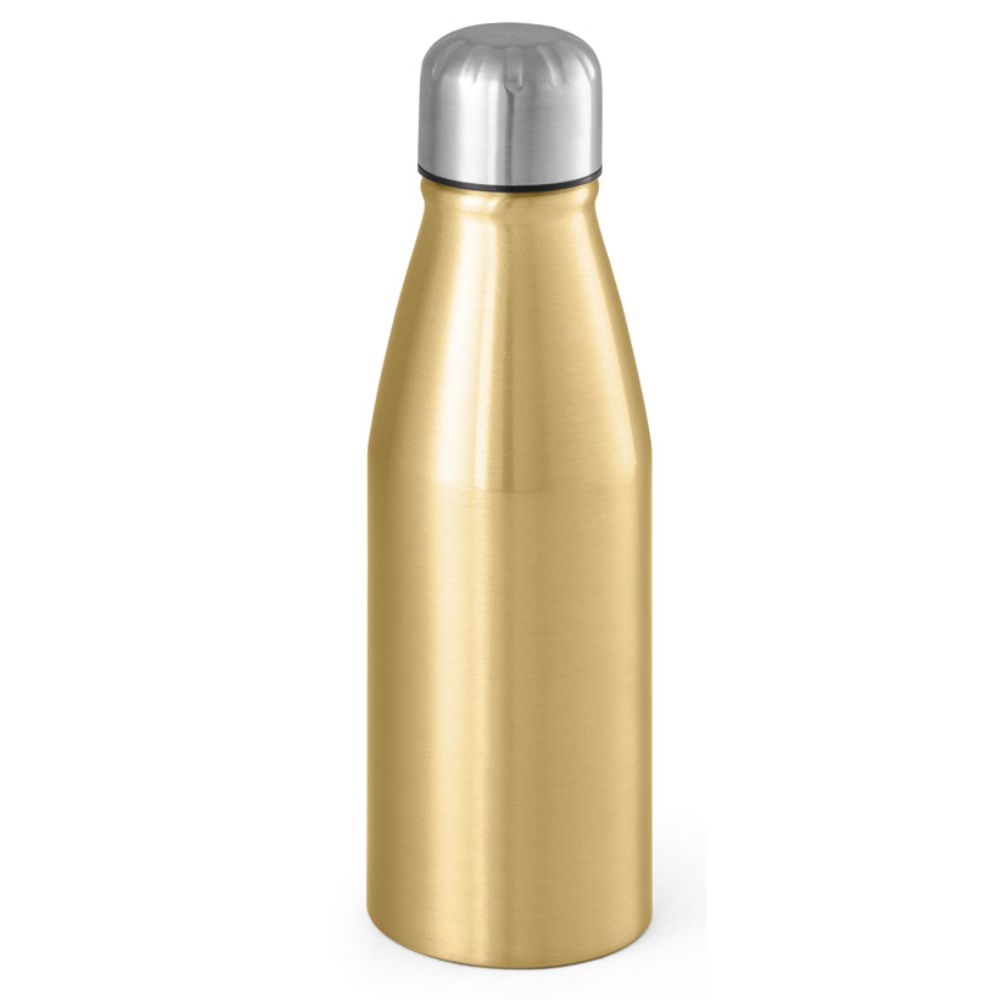 Squeeze em Alumínio Dourado para Brindes Promocionais