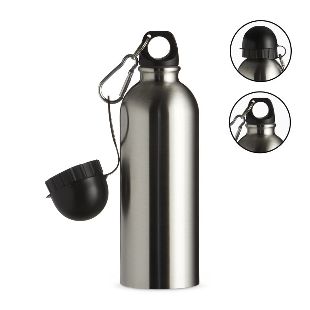 Squeeze de inox personalizado para brindes corporativos