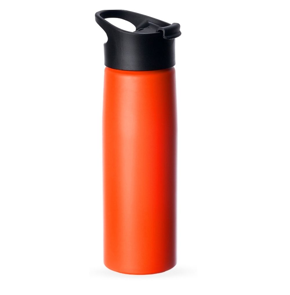 Squeeze Alumínio Laranja 750ml Personalizado