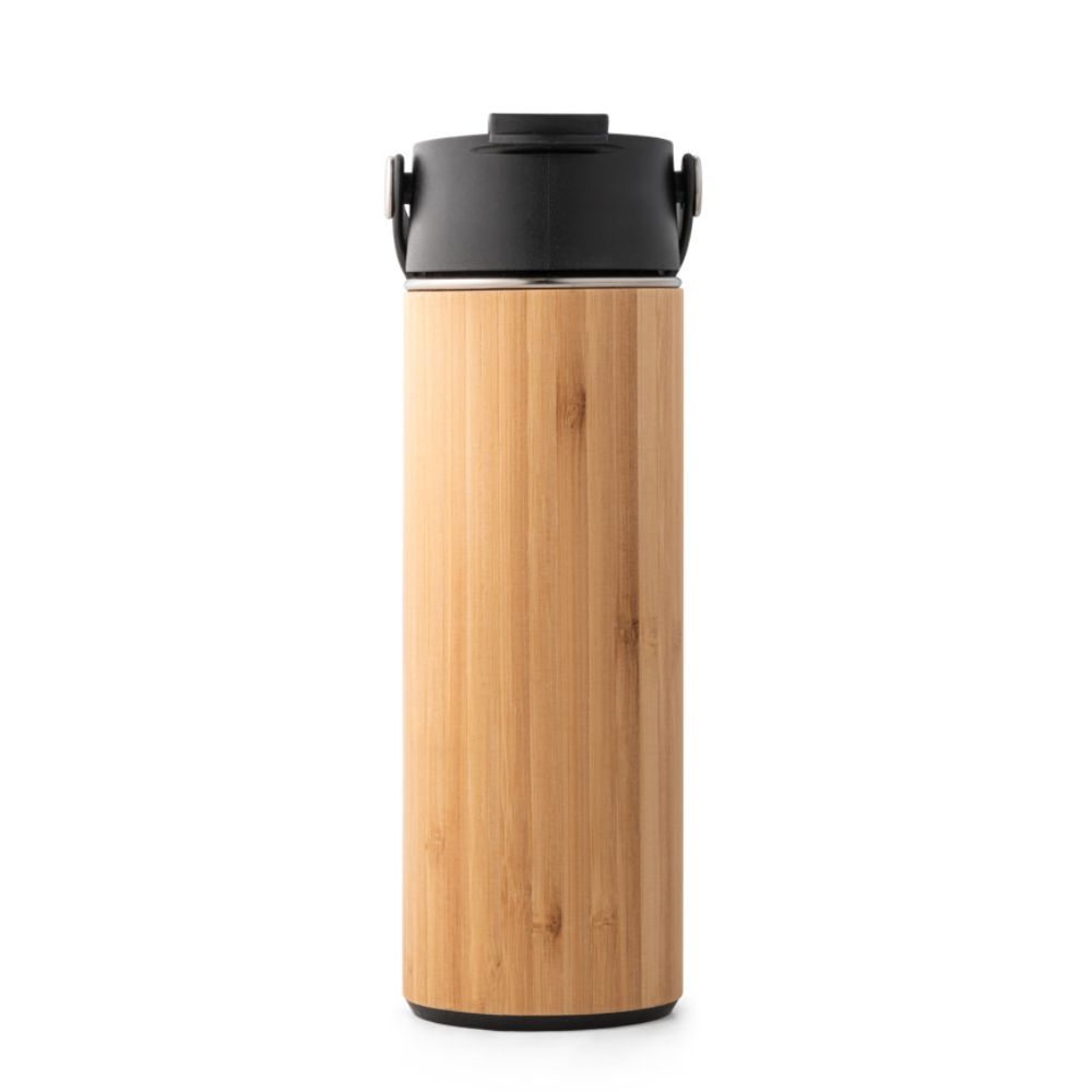 Squeeze Térmico em Bambu Personalizado para Brindes Corporativos